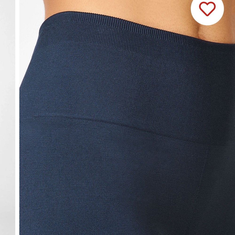 Fabletics Blue Mesh Panel Leggings (Mosaic High-Waisted 7/8) - Picture 4 of 8